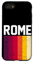 Custodia per iPhone SE (2020) / 7 / 8 Enjoy Wear Vintage Cool Rome Italy Graphic Tees, Roma Italia