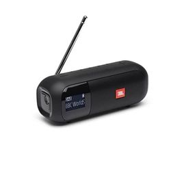 JBL Tuner 2 – Enceinte radio portable – Haut-parleur Bluetooth avec radio FM et DAB – Autonomie 12 hrs – Noir