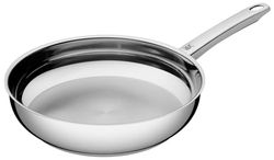 WMF Favorit - Frigideira profissional 20 cm sem revestimento, frigideira de aço inoxidável adequada indução, aço inoxidável Cromargan, adequada para forno
