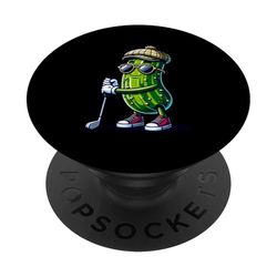 Cucumber Golf Humor Divertido para Deportes en General PopSockets PopGrip Adhesivo
