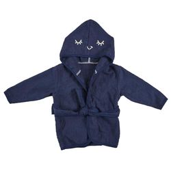 TOM ET ZOE, PU0042 Bath Robe for Baby 0-6 Months, Suave y Confortable, diseño Atractivo en Gris, Amarillo y Azul, fácil de cuidar para, Ajuste, tamaño 0-6 Months, Color Surtido