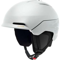 ALPINA Nax Casque de Ski Adulte Unisexe, Blanc/Camouflage Mat, 55-59