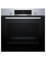 Bosch - Horno Multifunción, Serie 2, 60 cm. de ancho, 3D Hotair, Acero, HBA510BR3