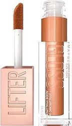 Maybelline New York Lifterà Gloss, Lucidalabbra con acido ialuronico, Effetto rimpolpante e idratante, Gold Nu (019), 5,4 ml