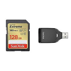 SanDisk Extreme 128GB UHS-I SDXC card + RescuePRO Deluxe with the SanDisk SD UHS-I Card Reader