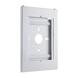PureMounts Afsluitbare stalen behuizing voor tablets voor Apple iPad 9,7 inch/iPad 10,2 inch/iPad Pro 10,5 inch/iPad Air 10,5 inch (Gen 3) / Samsung Tab A 10.1" 2019, wit