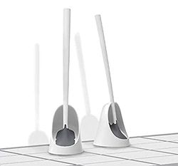 Sanimaid Oslo nettoyeur de toilettes, blanc avec support de sol, 12pcs/boîte