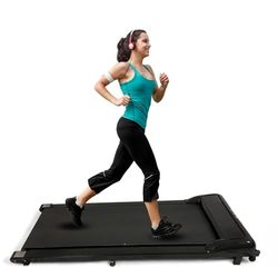 Elektrische loopband, slim walking-pad, gemotoriseerd, ruimtebesparend, compact x thuis, kantoor, werk
