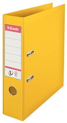 Esselte Raccoglitore a Leva Formato A4, in Plastica con Dorso da 7.5 cm, Pacco da 10, Giallo