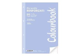 Colourbook Ricambi Rinforzati Raccoglitori Anelli Rigo prima e seconda elementare