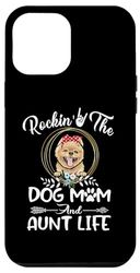 Custodia per iPhone 15 Pro Max Pomeranian Rocking The Dog Mom and Aunt Life Mothers Day