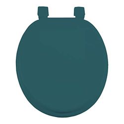 douceur d'intérieur, Abattant de Wc (37 x 47 cm) Vitamine Bleu/Emeraude, MDF