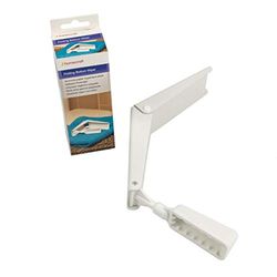 Sammons Preston toiletrolhouder, gebogen opvouwbare badkamer papierhouder, mobiliteitshulpmiddelen, clip aan/uit, lichtgewicht, 10 inch