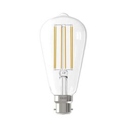 CALEX LED volglas Lang Filament Rustieklamp 220-240V 4W 350lm B22 ST64, Helder 2300K Dimbaar