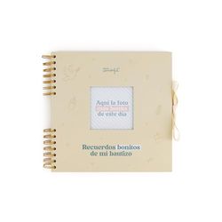Mr. Wonderful - Álbum de fotos - Recuerdos bonitos de mi bautizo - Álbum para organizar y guardar las fotos de bautizo - Con 64 páginas