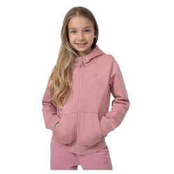4F JUNIOR Sweatshirt F216 kleur roze, maat 140 voor dames, Roze, 140 cm