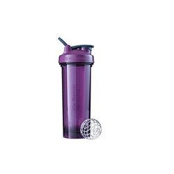 BlenderBottle Pro32 - Botella de agua, Botella mezcladora de batidos de proteínas, con batidor Blenderball, libre de BPA, 940ml - plum