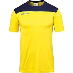 uhlsport Offense 23 Poly T-Shirt de Football pour Homme 9-10 Ans Bleu Marine/Rouge/Blanc