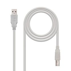 USB 2.0 printerkabel, type A-stekker naar B-stekker, lengte 1,8 m, compatibel met meerdere printermodellen, garandeert snelle en effectieve gegevensoverdracht.