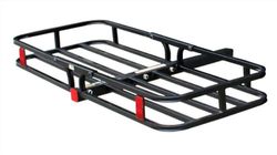 MaxxHaul 70107 Hitch Mount Compacto Carga Carrier – 53 "X 19 – 1/2" – 500 LB. Máxima Capacidad para 2 Receptor de Enganche de