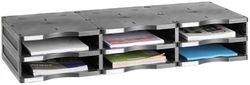 M-Office Atenea Módulo Sostenible Estándar Producto 100% Reciclado Y Reciclable Seis Compartimentos DIN A4 Compuestos por 3 Bases Y 2 Alturas
