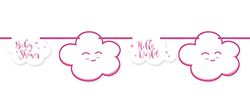 Folat - Pink Babyshower Girl Garland - 4 meter