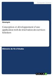 Conception et développement d¿une application web de réservation des services hôteliers