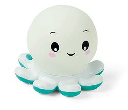 Clementoni- Baby Octopus Primo Bagnetto - Juego de Luces y melodías recién Nacido, 0 Meses+, Color Blanco, Small (17407)
