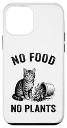 No Food No Plant Cat Lover Plant Kitten Funny Cat Coque pour iPhone 12 mini