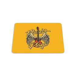 Bonamaison, Digital Print Rectangle Mouse Mat Non-slip Base for Office and Home, Size: 22x18cm