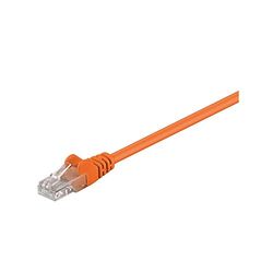 Goobay 95221 CAT 5e Câble de Liaison, U/UTP, Orange, 10 m Longueur