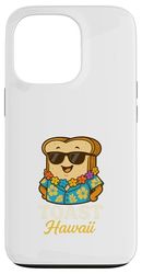 Toast Hawaii Funny Summer Cartoon Holiday Food Sun Fun Case for iPhone 13 Pro