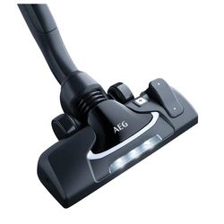 AEG AZE141 Buse combinée Precision Flow avec lumière avant LED (pour sols durs et tapis, manipulation facile, nettoyage en douceur, mode tapis, absorption optimale de la poussière, silencieuse, pour tube ovale de 36 mm, noir)