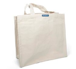 Birambeau Natural Jute Shopping Bag, Multi-Pocket Interior, 100% Cotton, Ecru