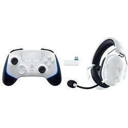 Razer Wolverine V2 Pro + BlackShark V2 Pro (PlayStation Licensed) - (HyperSpeed Wireless, Mecha-Tactile Action Buttons, 8-Way Microswitch D-Pad, HyperTrigger) Mercury