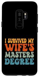 Custodia per Galaxy S9+ Sono sopravvissuto a mia moglie Master Laurea Moglie Amici