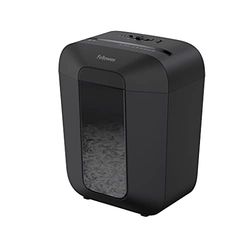 Fellowes PowerShred LX50 4406001 Dokumentförstörare, Svart, 22 cm x 31 cm x 40.01 cm
