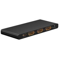 Goobay 58481 HDMI-splitter 1 Till 2 - Stöder 4K @60Hz (Ultra HD 2026p) - Distributör För TV, Bildskärm, Projektor, PS5 Och Xbox