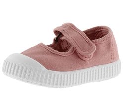 victoria unisex barn Mercedes Velcro Tintada Sneaker, Rosa naken - 32 EU