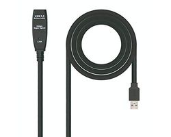 Watio Wave Câble d'extension - Câble USB 3.0 type A/m-a/h, 5 mètres de long, haute vitesse de transfert, résistant et flexible