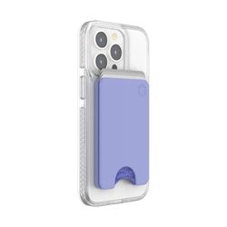 PopSockets Minimalistische slanke telefoonportemonnee, telefoonkaarthouder, compatibel met draadloos opladen, portemonnee zonder grip, compatibel met MagSafe - diepe maagdenpalm
