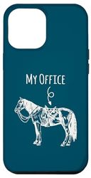 Custodia per iPhone 13 Pro Max My Office Horse Lover Present Equitazione Equitazione Equitazione