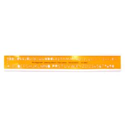 Studygraph by Graph'It Normograph for Technical Drawing, Map and Diagrams – Resistant Anti-Shock Plastic – ISO Letter Tracing – 8 mm