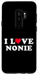 Carcasa para Galaxy S9+ I Love Nonie Matching Girlfriend & Novio Nonie Nombre