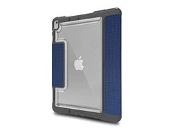 STM Bags Dux Plus Duo - Funda para Apple iPad de 10,2" (2019 y 2020), Color Azul y Transparente
