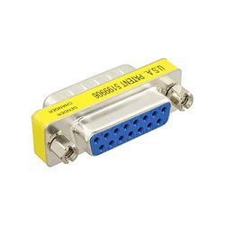 InLine 47719 Mini Adaptateur de Genre 15 Broches mâle vers Femelle