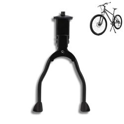 ECOVELO Doppio Cavalletto per Bici Supporto Bipiede x Parcheggio Bicicletta Cavalletto Centrale in Alluminio Piedini Antiscivolo