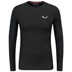 Salewa Cristallo Warm AMR M L/S Tee. Longsleeve Men's, Black Out, S