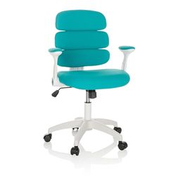 hjh OFFICE Chaise Enfant pivotante Kid ERGOLINO W Chaise Enfant avec Dossier Ergonomique, Bleu, 736430