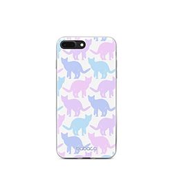 ERT GROUP mobiltelefonfodral för Iphone 7 PLUS/ 8 PLUS originalt och officiellt licensierat Babaco mönster Cats 011 optimalt anpassad till formen på mobiltelefonen, fodral tillverkad av TPU-plast